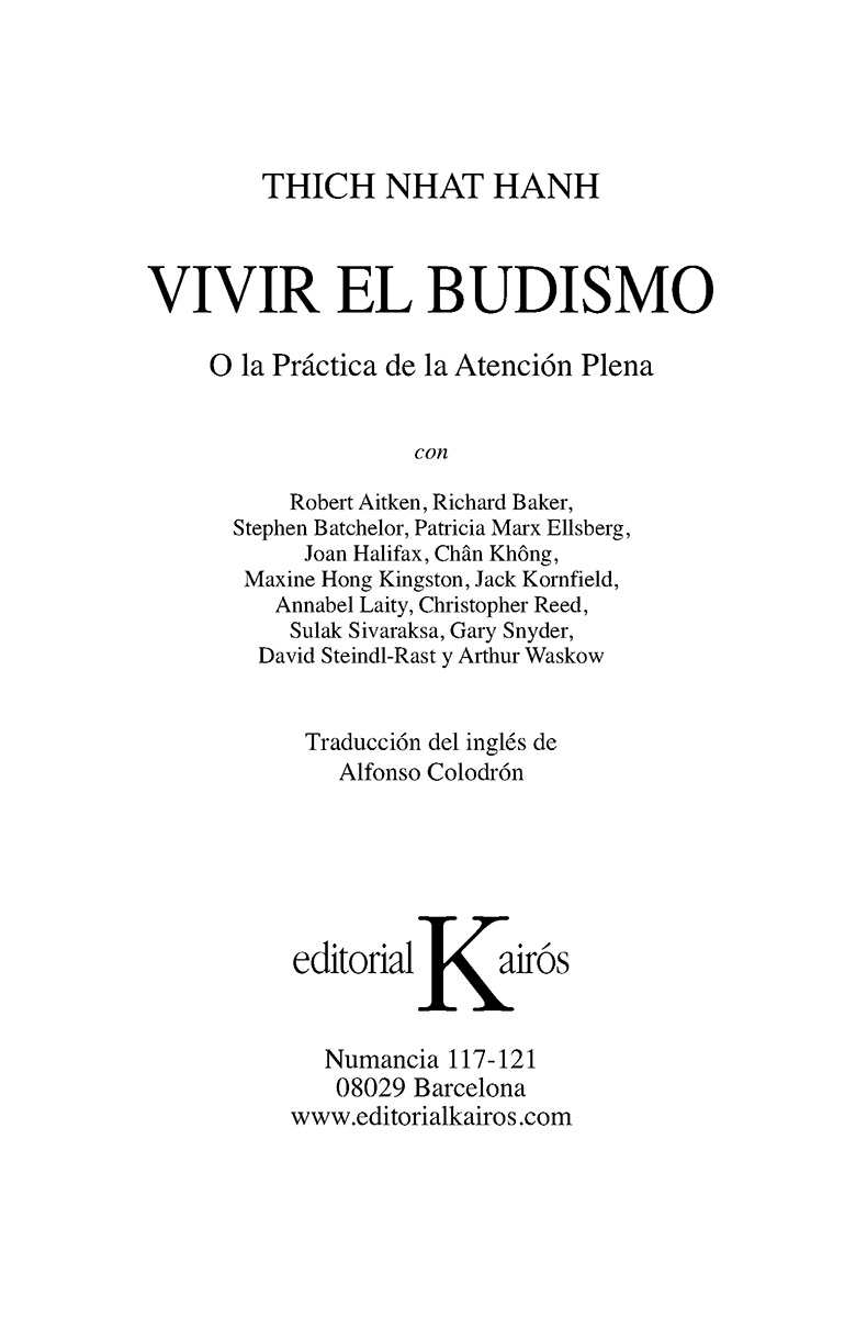 VIVIR EL BUDISMO (ED.ARG.)