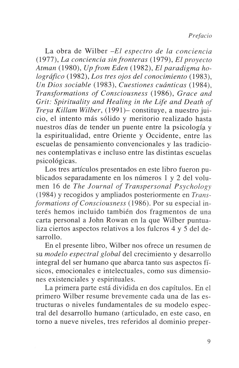 PSICOLOGIA INTEGRAL (WILBER)