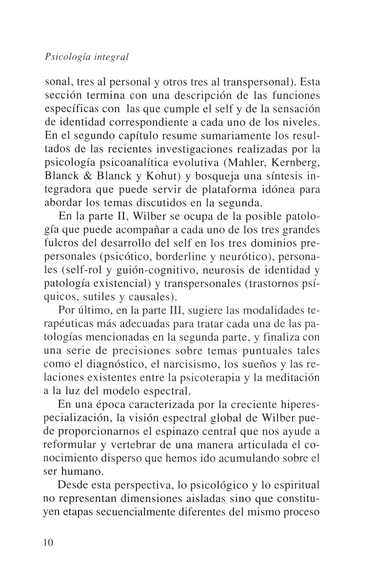 PSICOLOGIA INTEGRAL (WILBER)