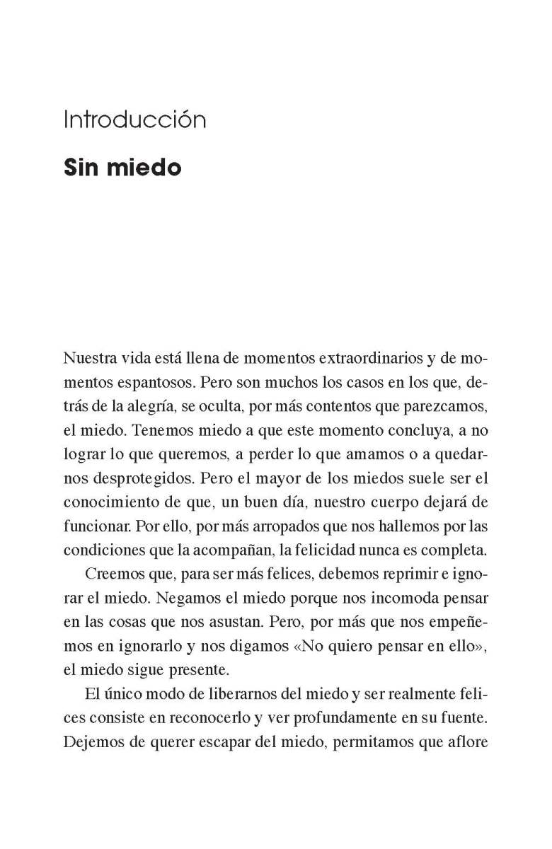 MIEDO . VIVIR EN EL PRESENTE PARA SUPERAR NUESTROS TEMORES (ED.ARG)