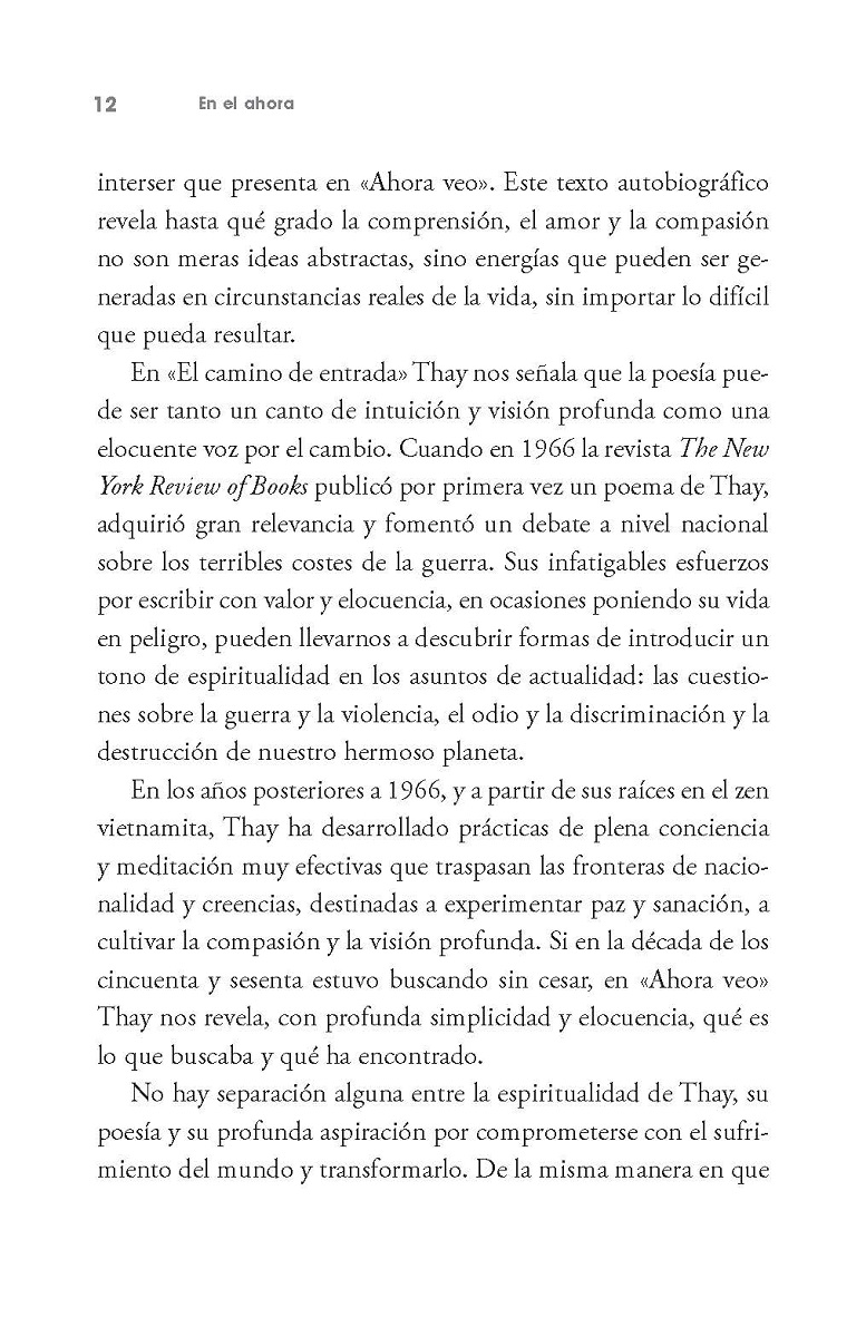 EN EL AHORA . MEDITACIONES SOBRE EL TIEMPO