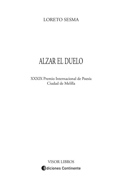 ALZAR EL DUELO (ED.ARG.)