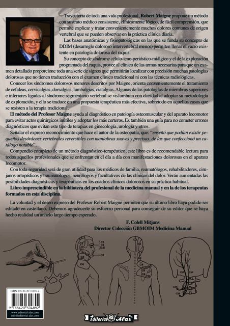 METODO MAIGNE . MEDICINA ORTOPEDICA MANUAL .DOLOR DE ORIGEN VERTEBRAL