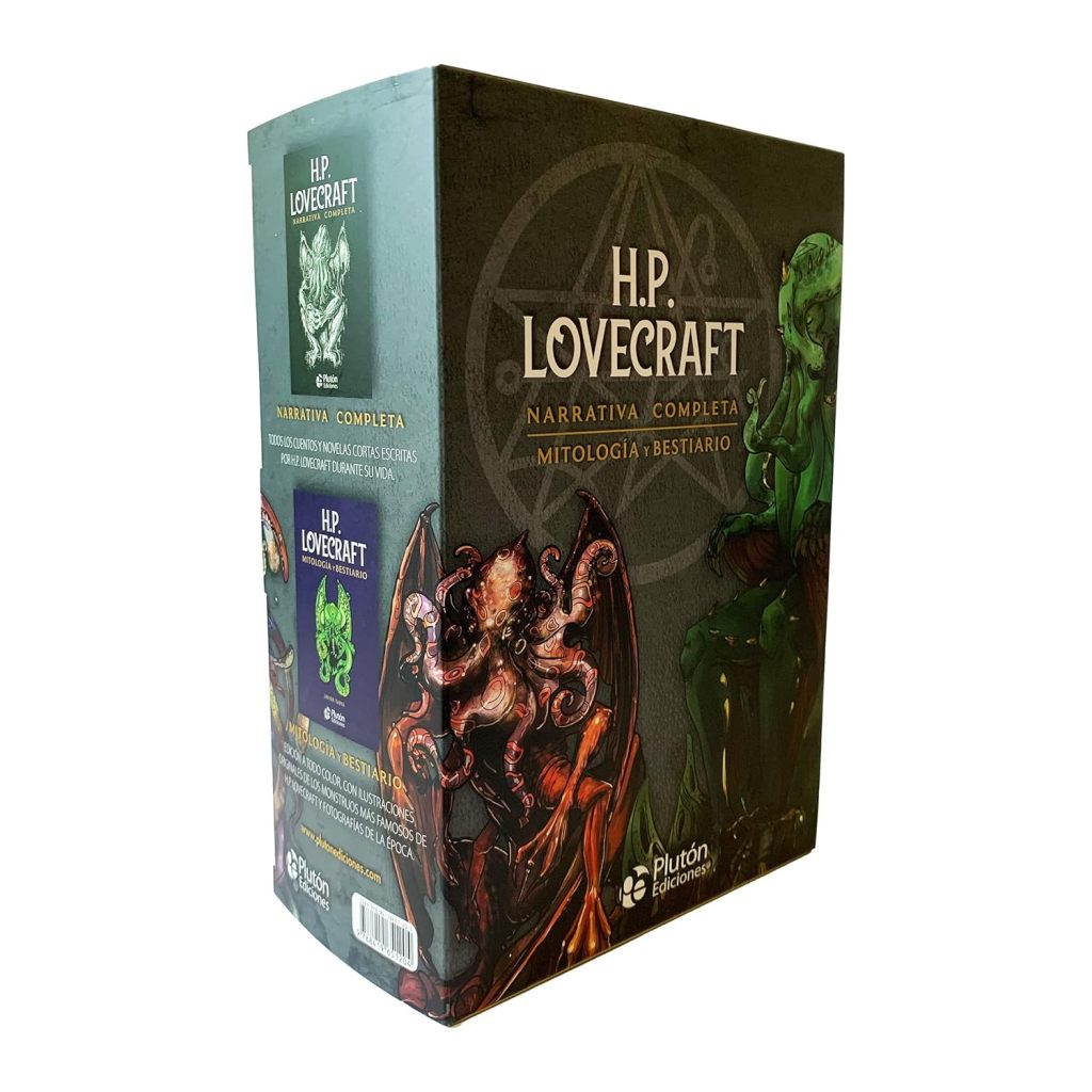 H.P. LOVECRAFT (PACK 2 TOMOS) NARRATIVA COMPLETA - MITOLOGIA Y BESTIARIO