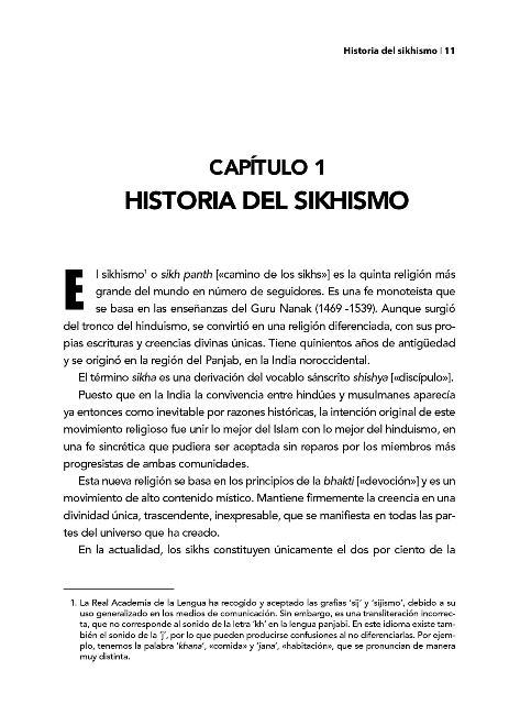 EL SIKHISMO . LA RELIGION DEL VALOR 