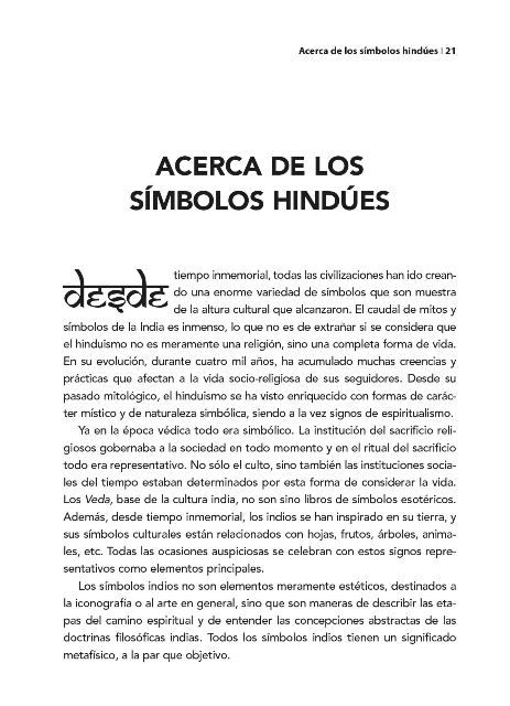 SIMBOLOS HINDUES . ORIGEN , DESCRIPCION Y PARTICULARIDADES
