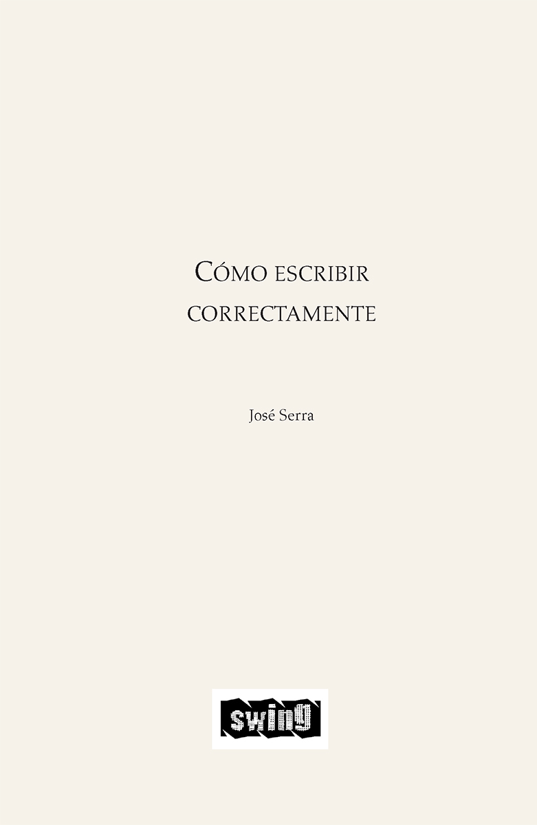 COMO ESCRIBIR CORRECTAMENTE