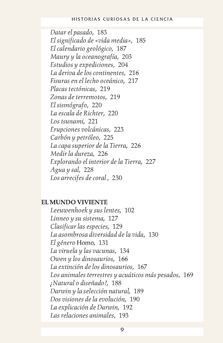 HISTORIAS CURIOSAS DE LA CIENCIA