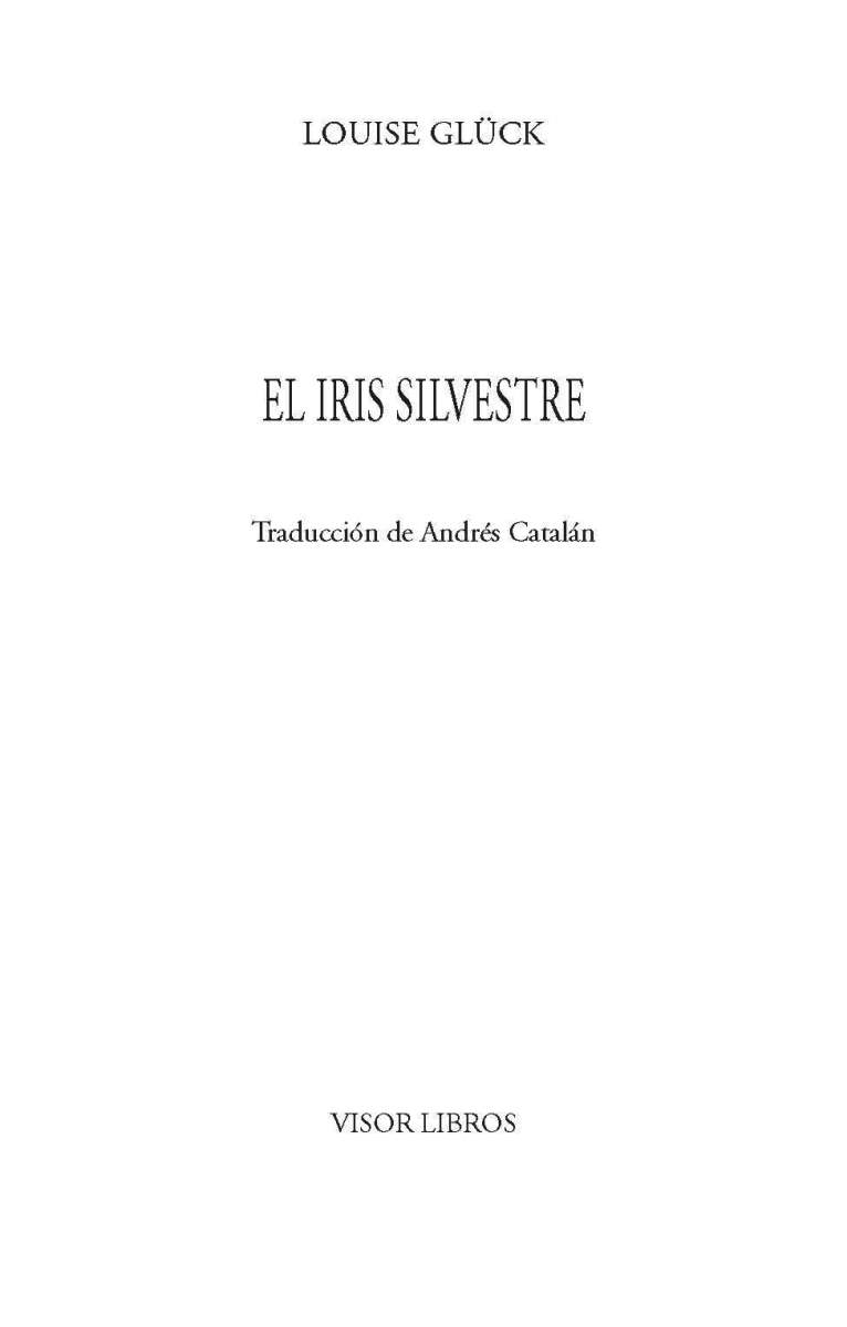 EL IRIS SILVESTRE 