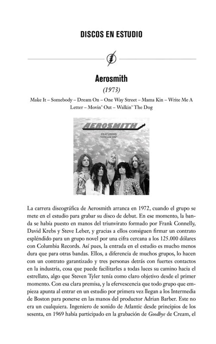 AEROSMITH . LA TURBULENTA HISTORIA DE UNA DE LAS BANDAS MAS ESPECTACULARES DEL ROCK AND ROLL