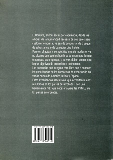 CONSORCIOS DE EXPORTACION . LA EXPERIENCIA LATINOAMERICANA Y ESPAOLA