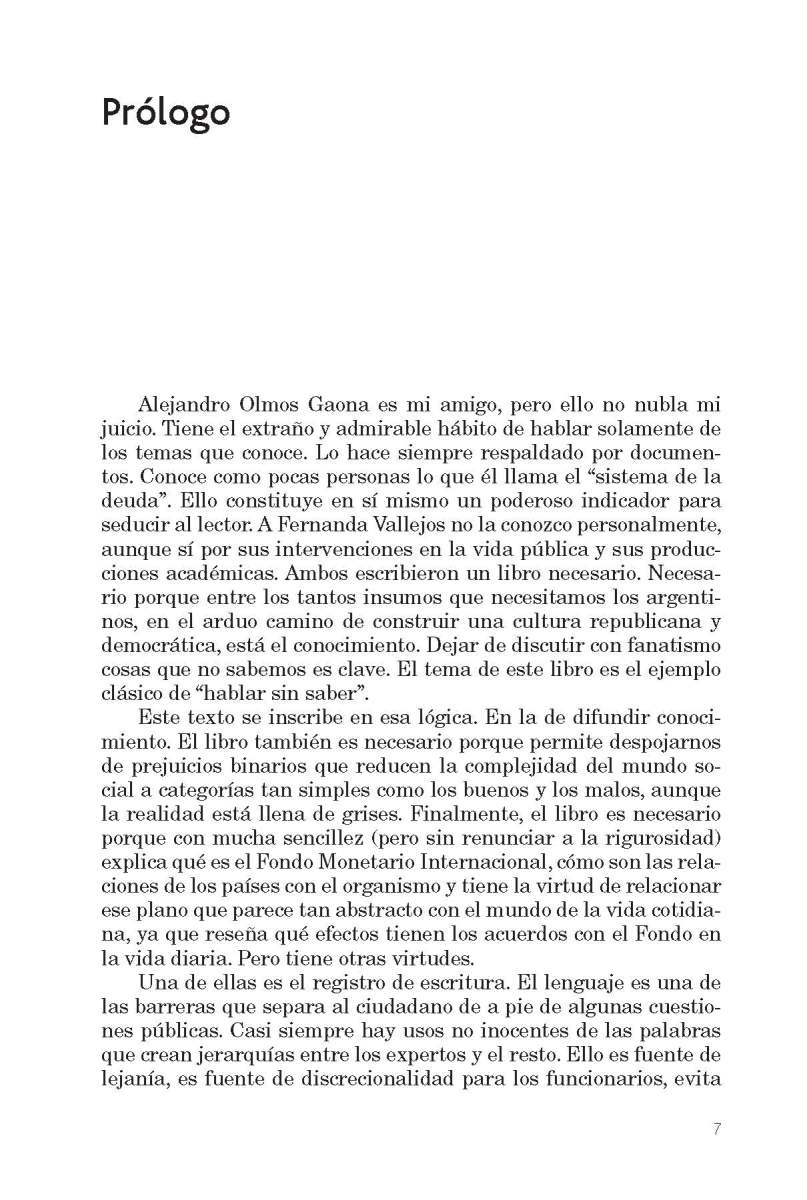 EL FMI Y LA DEUDA . LA ESTRUCTURA DE LA DOMINACION 