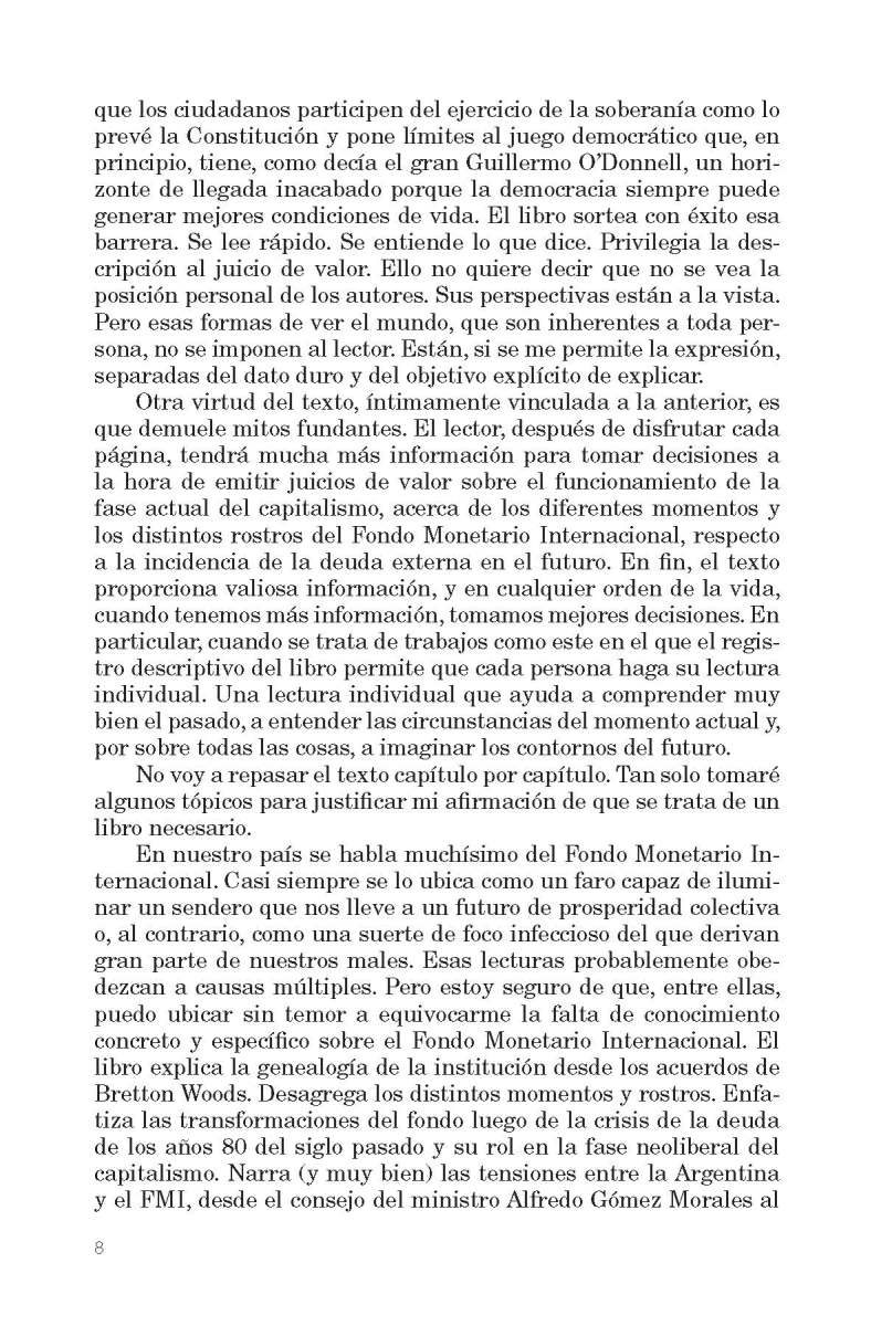 EL FMI Y LA DEUDA . LA ESTRUCTURA DE LA DOMINACION 