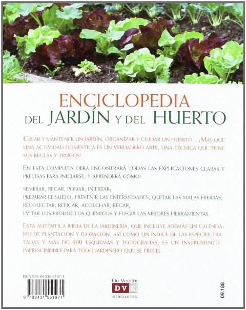 DEL JARDIN Y DEL HUERTO ENCICLOPEDIA . NUEVA EDICION