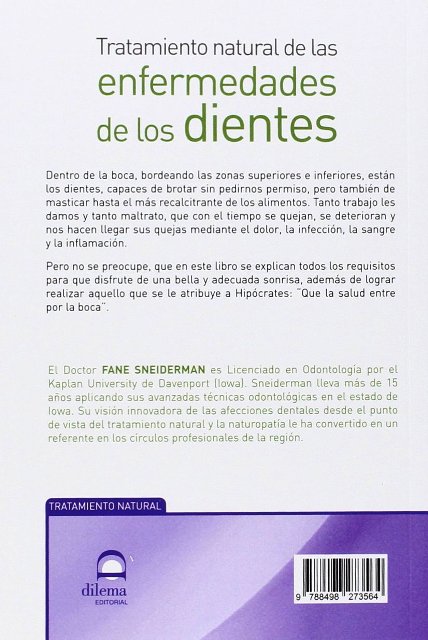 ENFERMEDADES DE LOS DIENTES - TRATAMIENTO NATURAL DE LAS