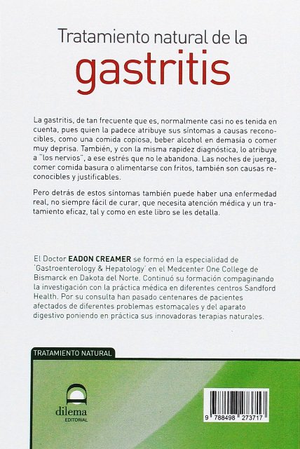 GASTRITIS - TRATAMIENTO NATURAL DE LA