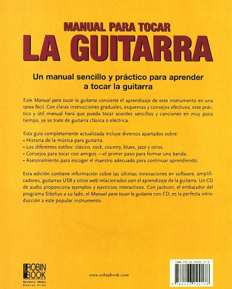 MANUAL PARA TOCAR LA GUITARRA (C/CD)