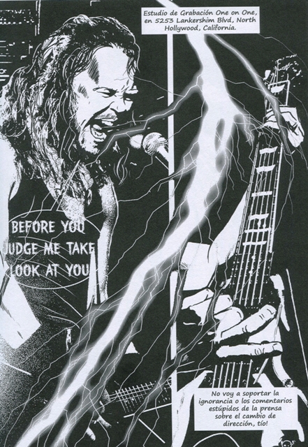 METALLICA . NOTHING ELSE MATTERS . LA NOVELA GRAFICA DEL ROCK