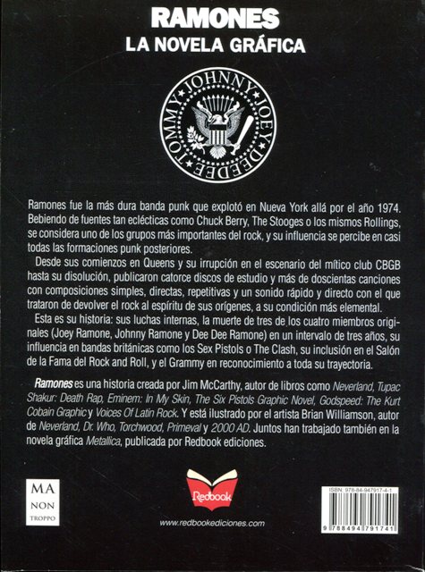 RAMONES . LA NOVELA GRAFICA DEL ROCK