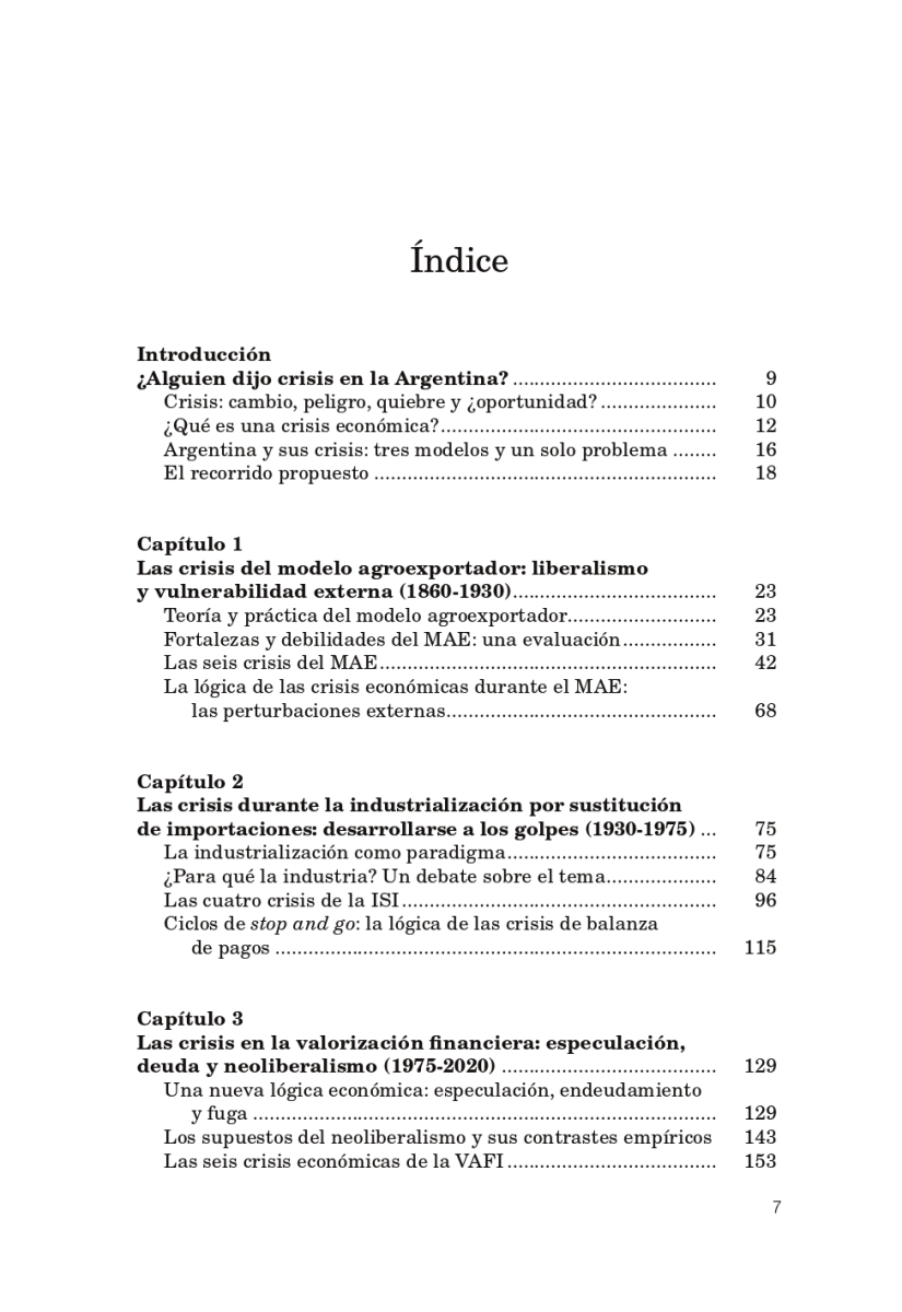 CRISIS ECONOMICAS ARGENTINAS . DE MITRE A MACRI